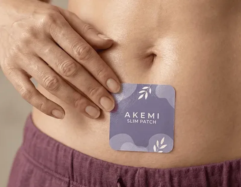 A woman going about her day comfortably while wearing a slim patch